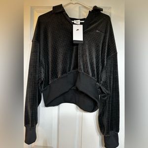 Women’s M Nike velour Polo. New with tags never worn.
